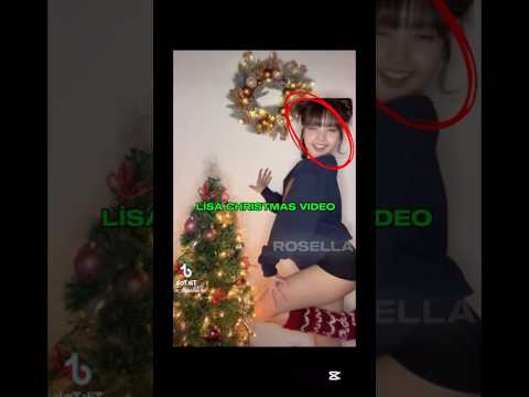 Lisa christmas video #kpop #lisa #christmas #santa #blackpink #shorts #blink