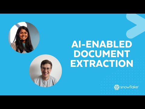 [LIVE] AI-enabled Document Extraction