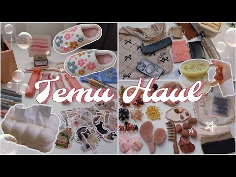 Huge Temu Haul 🌸💗Aesthetic Finds ✨Black Friday🍓💅🏻