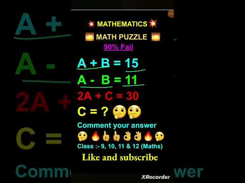 Math puzzle || mental ability question #shorts #ytshorts #youtubeshorts