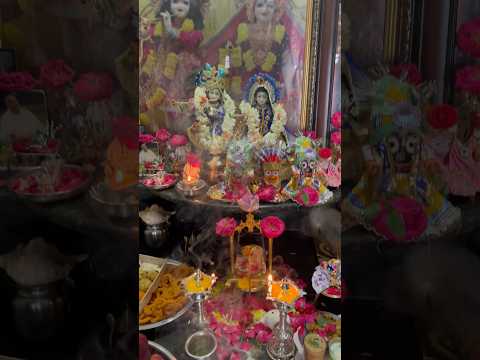 Blessed Celebrations of Divine Krishna Janmashtami at Home  #krishnajanmashtami #krishna #shorts