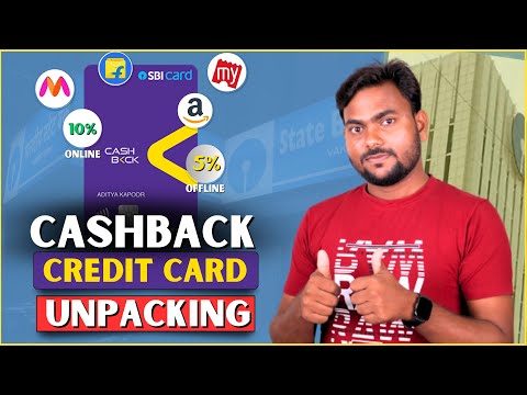 SBI Cashback Credit Card || Best Credit Card || Unpacking