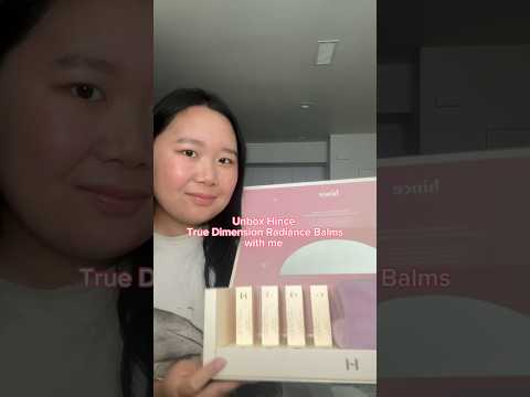 Unbox Hince True Dimension Radiance Balms With me #makeup #hince #kbeauty #kbeautyproducts #kpop