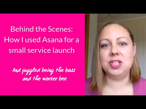 Behind The Scenes: How I used Asana for a small service launch