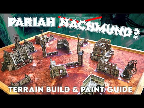 How to make 40K Pariah Nexus tournament maps from Games Workshop Nachmund terrain!