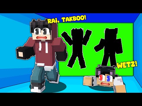 We Played Minecraft HOLE IN THE WALL (tagalog)