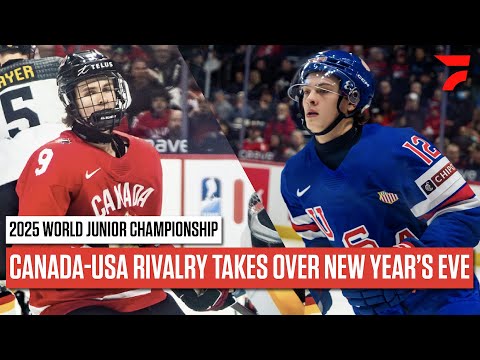 USA Players Preview USA Vs. Canada Hockey Rivalry Matchup On New Year's Eve At The World Juniors