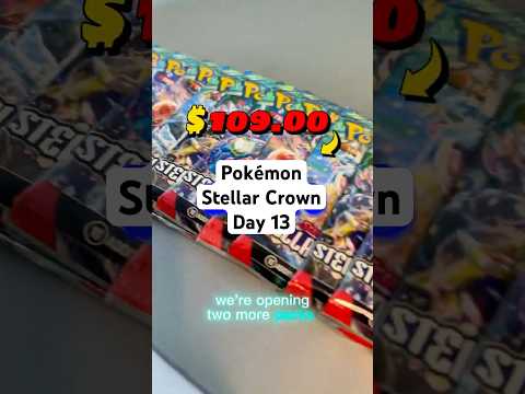 Day 13 | Pokémon Stellar Crown Booster Box Opening #pokemoncards #pokemoncardsopening #pokemontcg