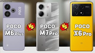 Poco M6 Plus 5G Vs Poco M7 Pro 5G Vs Poco X6 Pro ⚡ Which One Is Best 🥶