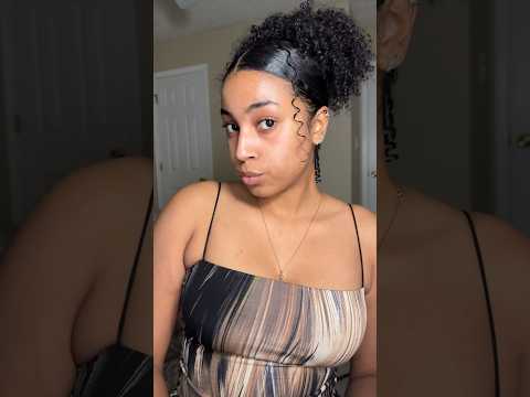 high curly ponytail 🤍 #curlyhair #curlyhairstyles #curlyhairroutine #curlyhairtutorial #kayyyvonne