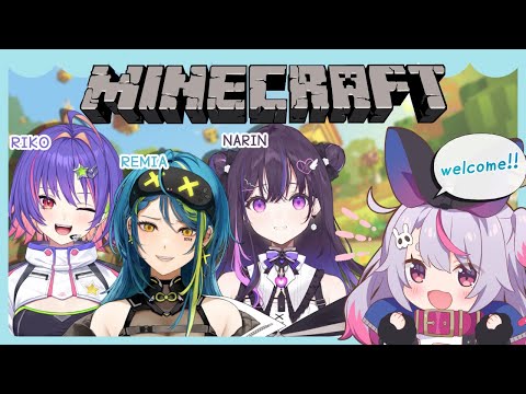 【Minecraft】英語できないけどENメンバーを案内するぞ～！【ぶいすぽ/兎咲ミミ】