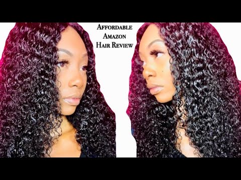 DIY Lace Closure Wig ❤️Affordable Amazon Bundles😍 Using MsJoli Deep Wave Hair from Amazon 😍