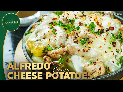 Alfredo Cheese Potatoes Recipe | Creamy, Cheesy, and Irresistible Cheese Potatoes