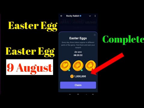 Rocky Rabbit   Easter Egg | 9 August code | Rocky rabbit Easter egg today | Rocky rabbit Easter egg