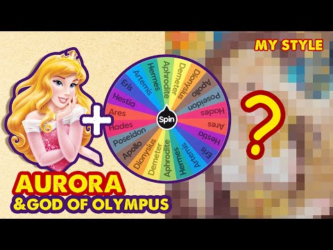 Random Spinner Wheel Decide My Drawing Challenge | Who Princess Aurora becomes?