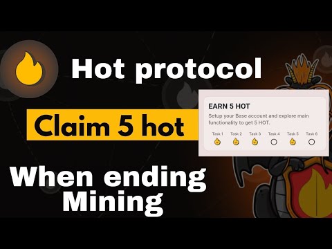 Hot mining new update | instant claim 5 hot token | crypto airdrops