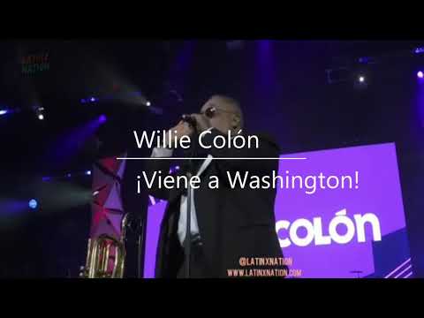 WILLIE COLÓN WASHINGTON JULY 28 2018 OMNI SHOREHAM HOTEL