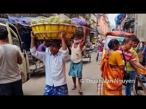 India || Bara Bazar Street Tour || Kolkata