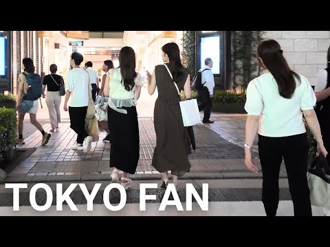 銀座・東京駅散歩 |【4K】 Night Walking Ginza and Tokyo Station Tokyo Japan (August 2024)