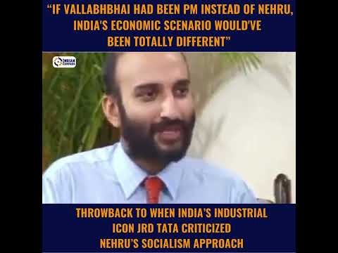 As per JRD Tata, Nehru's economic vision for India was 'poor'!