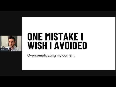 One Mistake I Wish I Avoided - Overcomplicating My Content