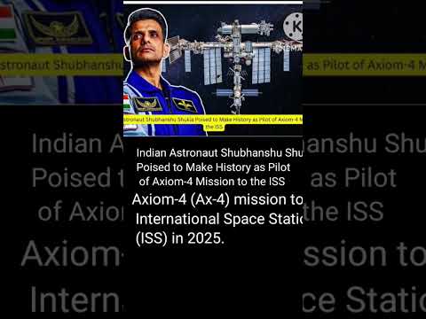 Indian astronaut shubhanshu Shukla make history   #currentaffairs #news #gk #shorts #shortvideo