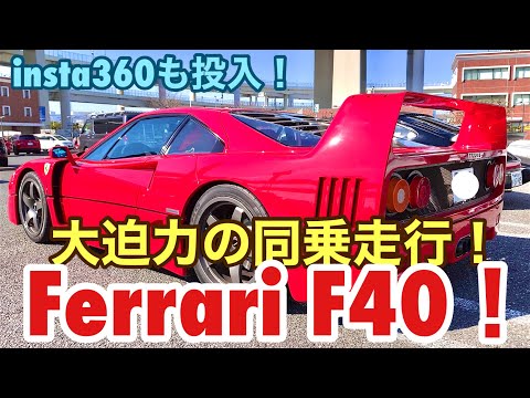 【空冷ポルシェ 930ターボ】それは神のクルマ！930ターボ乗りが 憧れのF40で同乗走行です！ ！