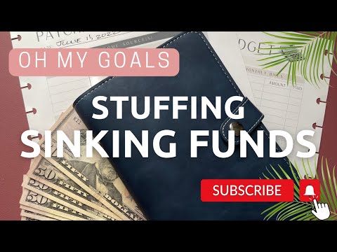 Budget With Me - Stuffing & Reorganizing SINKING FUNDS | Cash Stuffing Savings | REAL NUMBERS