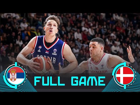 Serbia v Denmark | Full Basketball Game | FIBA EuroBasket 2025 Qualifiers