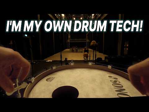 Life Without A DRUM-TECH (POV) | Live Show Drum Setup - That Swedish Drummer