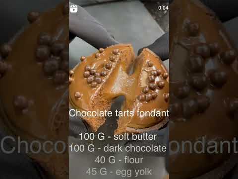 Chocolate tarts fondant recipe. ..