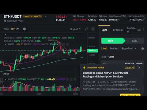 Ethereum Price Signal Streaming | ETH/USDT | Cryptocurrency Market