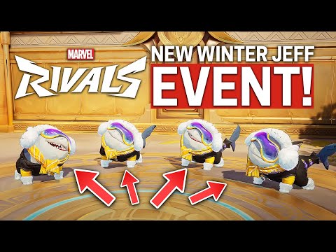 Marvel Rivals Winter Jeff Event and FREE Jeff Skin! - NEW Game Mode and Skins!