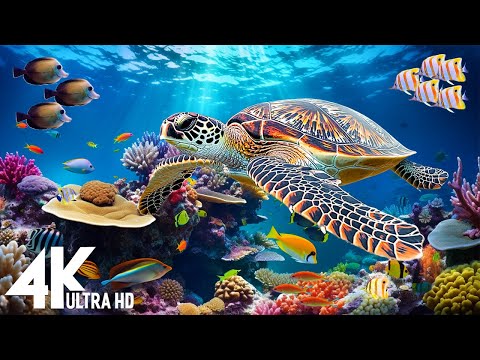 [NEW] 11HR Stunning 4K Underwater Footage-Rare & Colorful Sea Life Video, Sleep Meditation Music #2