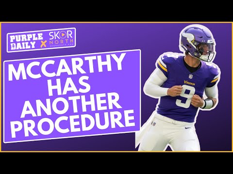 BREAKING: Minnesota Vikings rookie QB JJ McCarthy had a second procedure on his right knee