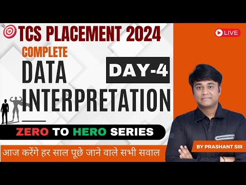 Day-4 | Complete TCS DATA INTERPRETATION | TCS NQT Preparation | TCS Smart Hiring