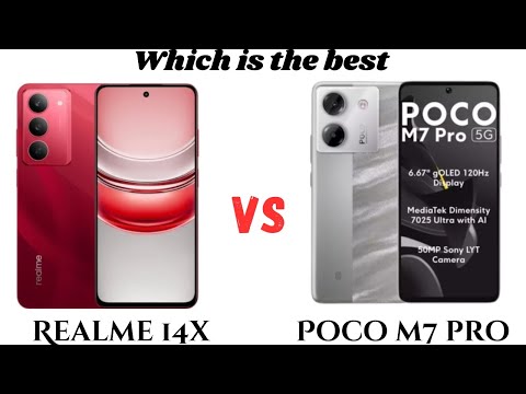 Realme 14x vs Poco m7 pro || price || camera || Poco m7 pro vs Realme 14x || comperison