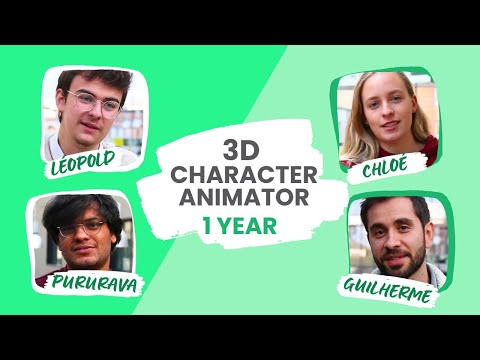 Become an experienced 3D character animator with GOBELINS