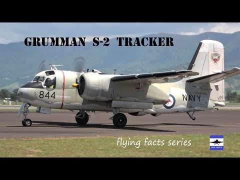 Grumman S-2 Tracker "844"    Airborne with history