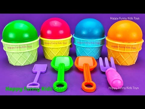 Play Doh Ice Cream Cups Surprise Eggs Disney Pixars Cars Zuru 5 Surprise Toys