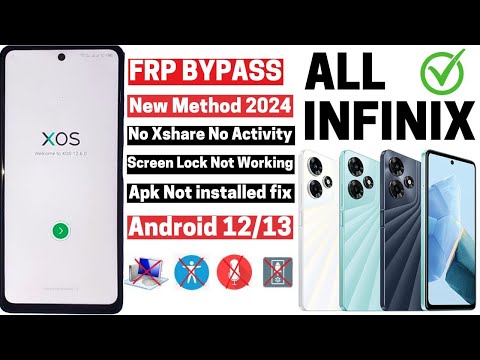 All Infinix Frp Bypass ✅ Android 12/13 ❌ No Xshare ❌ No Activity ❌ Without Pc (X669C) (X6831)  2024✅