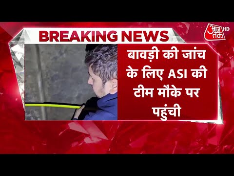 Sambhal Stepwell News: संभल में मिली रानी की बावड़ी की जांच के लिए पहुंची ASI टीम | Aaj Tak