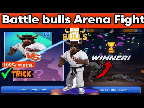 Battle Bulls Arena Game l Battle Bulls Arena Winning Trick 100% Work l कैसे Play करें कैसे Win करें