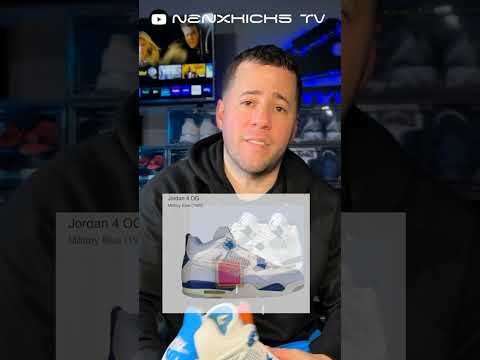 Reaccion Jordan 4 Military Blue #shorts #nikejordan #subscribe #nikesneakers #zapatilla