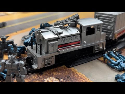 Transformers TYCO Train - Vintage 1985 set transforms into smoke