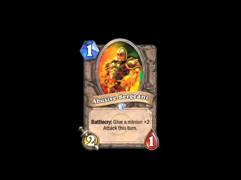 Abusive Sergeant Quotes PL - Hearthstone