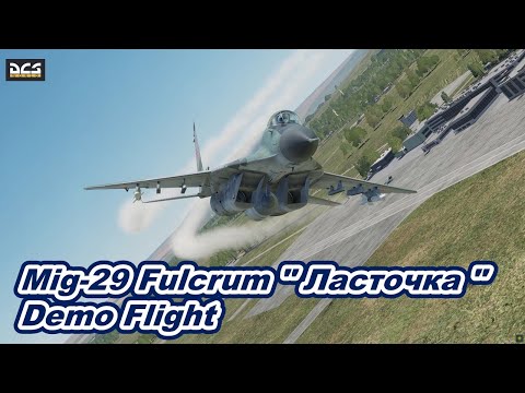 DCS World Russian Air Force Mig-29 Fulcrum " Ласточка " Demo Flight Solid Cover Air Intake Louvers !