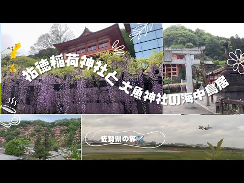 大魚神社の海中鳥居⛩️と祐徳稲荷神社【佐賀観光】