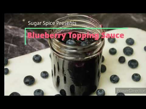 Blueberry Topping Sauce