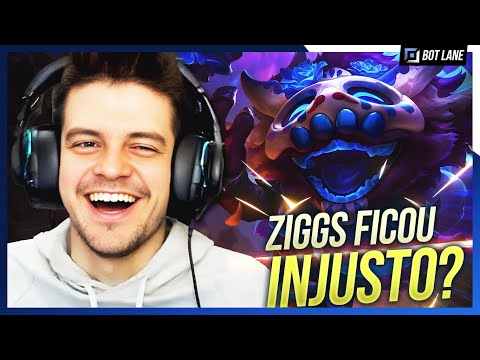 Será que o BUFF RECENTE no ZIGGS foi FORTE DEMAIS? 💣💪